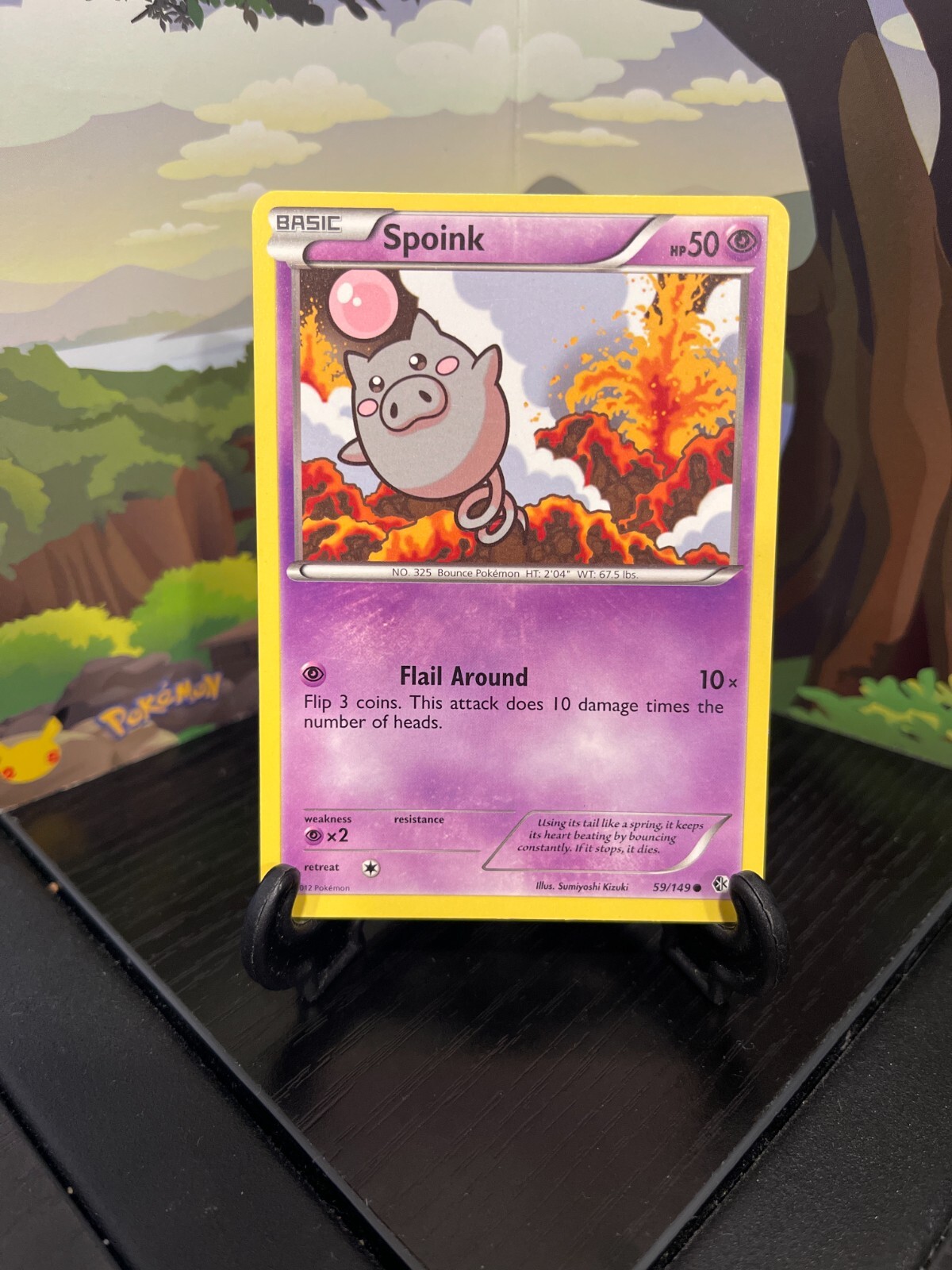 Spoink 59/149 - Boundaries Crossed - Common - Pokemon Card TCG - LP