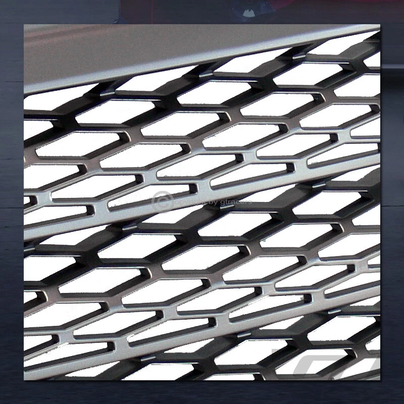 Parachoques delantero de malla deportiva gris para Land Rover Lr3 Discovery 3 2005-2009 Foto 4 de 4