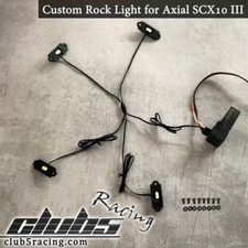Custom Rock Light for SCX10 III Jeep JT Gladiator  Waterproof 