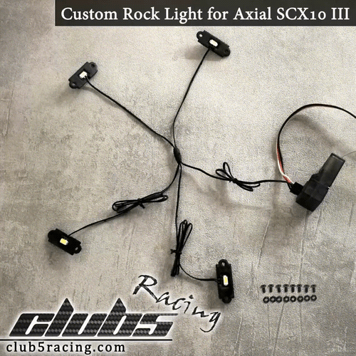 Custom Rock Light for SCX10 III Jeep JT Gladiator ( Waterproof ) - Picture 1 of 7
