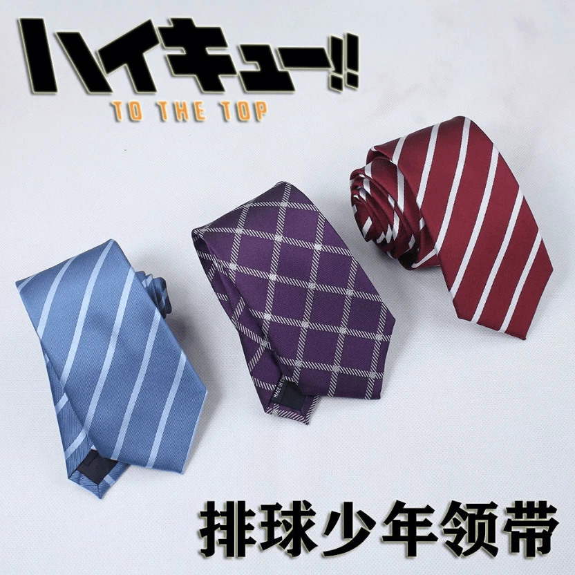 Corbata Fukurodani Gakuen High School Cosplay Accesorios Haikyuu!! Corbata Halloween Foto 2 de 4