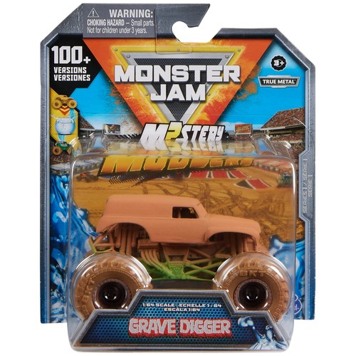 Monster Jam Mystery Mudders Official Die-Cast Monster Truck Wash to Reveal 16...