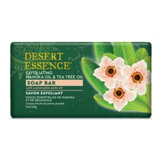 Manuka & Tea Tree Oil Exfoliating Soap Bar 5 Oz By Desert Essence