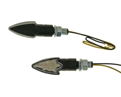 Vicma Blinker Set M10 LED schwarz Arrow Klarglas für ZhongYu Xinling Aeon Beta