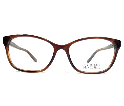 Badgley Mischka Eyeglasses Frames Annetta Tortoise TORT Cat Eye 53-16-135