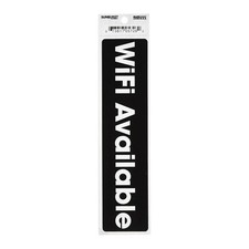 NEW - WIFI Available Window Chrome Sticker Decal MADE IN USA 2" H x 8.5" W