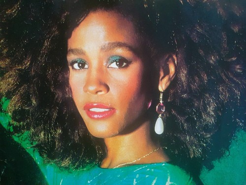 WHITNEY HOUSTON original rare 1986 vintage poster retro pop soul - Picture 6 of 9