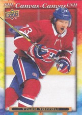 21/22 TIM HORTONS..TYLER TOFFOLI..CANVAS INSERT..CANADIENS..FREE COMBINED SHIP