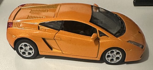 Brand New Kinsmart 5" Lamborghini Gallardo Diecast Model Toy Car 1:32 Orange - Picture 4 of 7