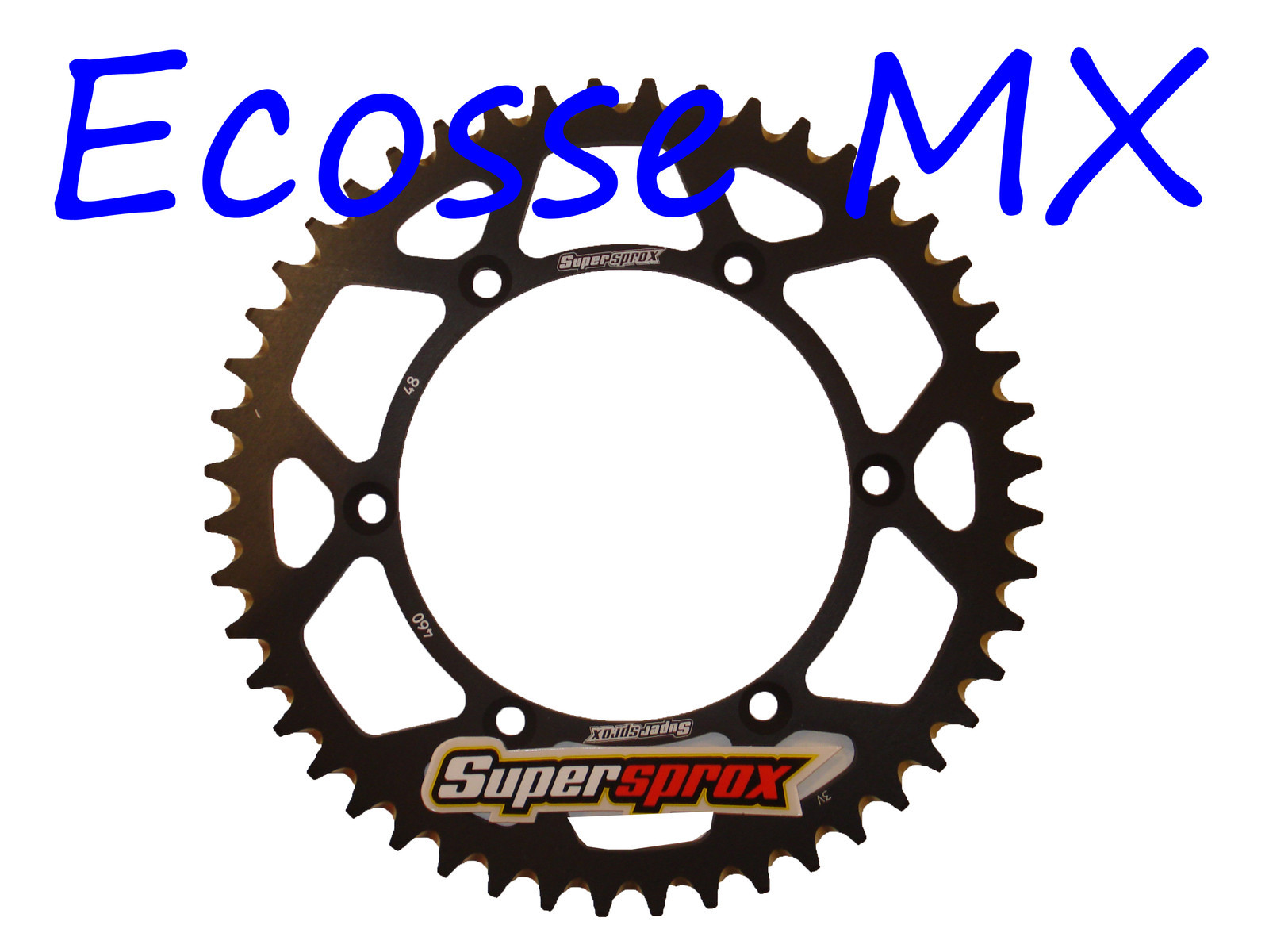 Kawasaki KX125 KX250 KX500 KDX200 87-08 Black Supersprox Rear Sprocket ALLOY 49T