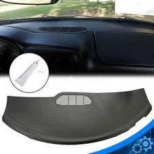 For 1997-2002 Firebird Camaro Black Molded Dash Board Cover Cap Overlay w/Louver