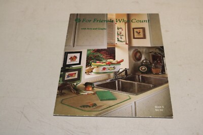 CROSS STITCH CHART ARTS & GRAPHS FOR FRIENDS WHO COUNT BOOK 5 Lou Bouldin
