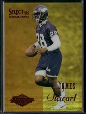 James A. Stewart 1995 Select Certified Mirror Gold #114 Minnesota Vikings