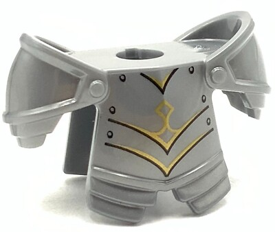 #ad Lego New Minifigure Armor Breastplate Leg Protection Large Round Shoulder Pads $9.99