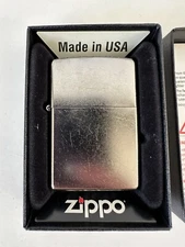 Zippo Regular Satin Chrome Lighter Matte Finish Lighter