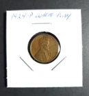 1924 P LINCOLN WHEAT PENNY COIN *VERY GOOD*