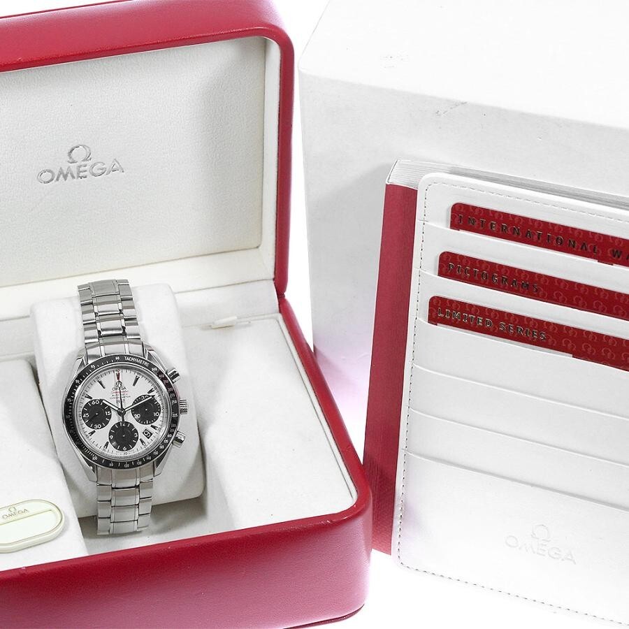Omega Speedmaster Date 32330404002001 Men's Watch with Box