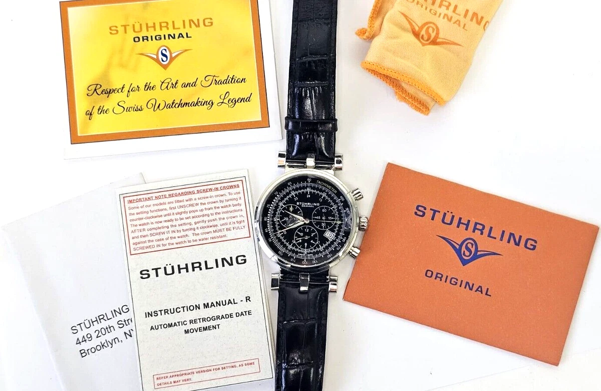 How to adjust stuhrling watch band sale