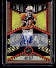 2023 Panini Legacy Under The Lights Auto Bronze Jalin Hyatt - Giants - RC /100