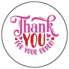 THANK YOU FOR YOUR ORDER PURCHASE SMALL BUSINESS ENVELOPE SEALS LABELS STICKERS