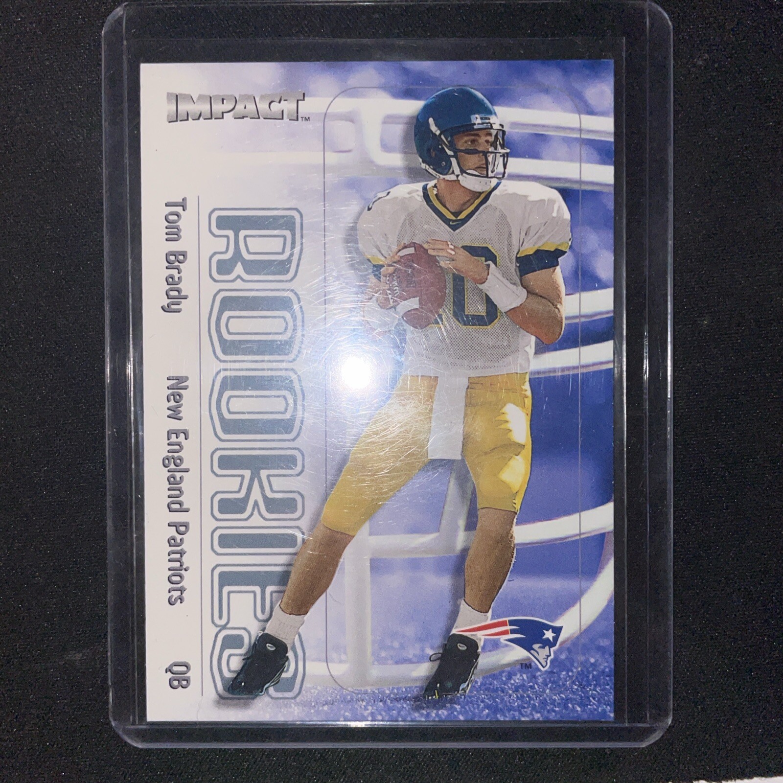 2000 Skybox Impact Tom Brady Rookie #27 PSA 8.5 NM-MT+ RC New England Patriots