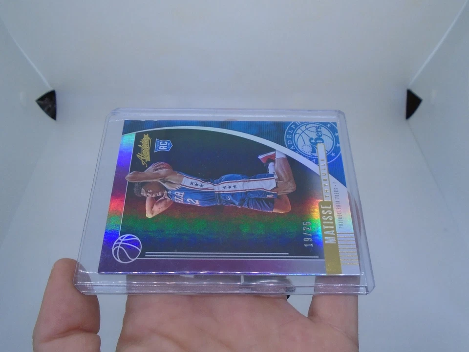 2019-20 PANINI ABSOLUTE MATISSE THYBULLE RC ROOKIE CARD /25 REFRACTOR - Image 2 of 4