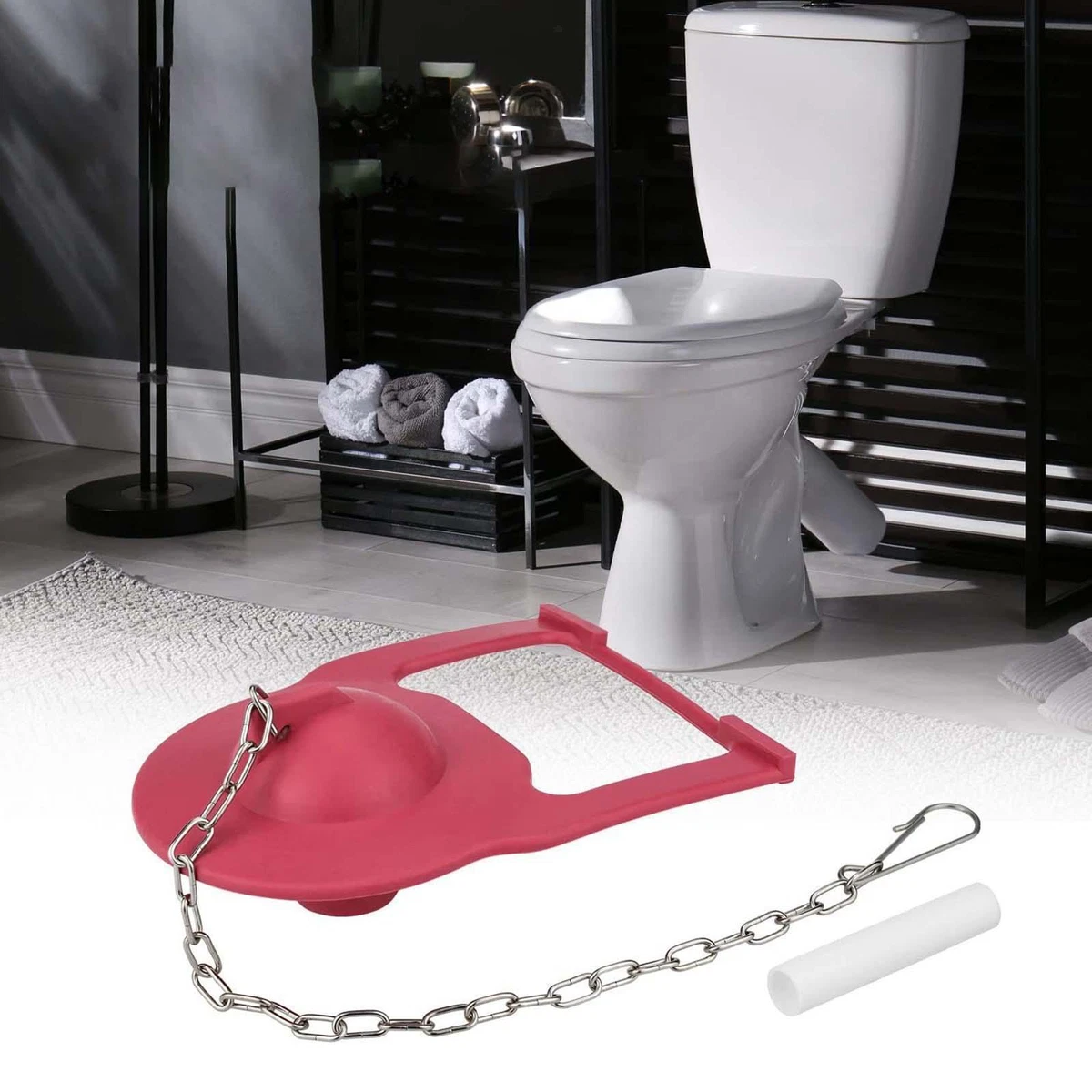 Toilet Flapper Replacement High Performance with Stainless Steel