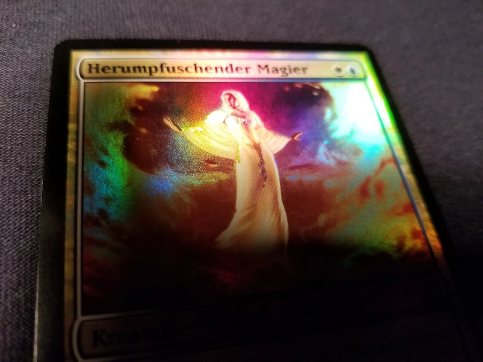 MTG 1x Alara Reborn gold rare LP German FOIL Meddling Mage ships w/ tracking - Image 3 of 3