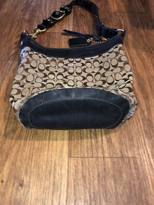 バッグ vintage coach signature handbag 10599 VINTAGE Coach Signature Logo Bleeker duffle purse. HO768-11438 | eBay