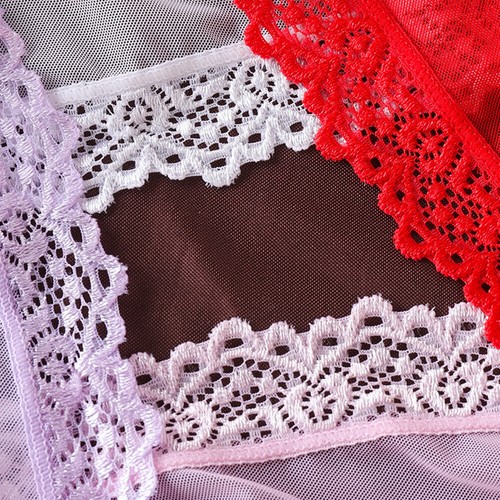 Women Lace Panties Lingerie Soft Silk Satin Underwear Knickers Briefs Plus Size - Picture 5 of 31