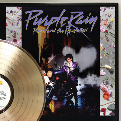 Prince - Purple Rain Gold LP Record Plaque Display | eBay
