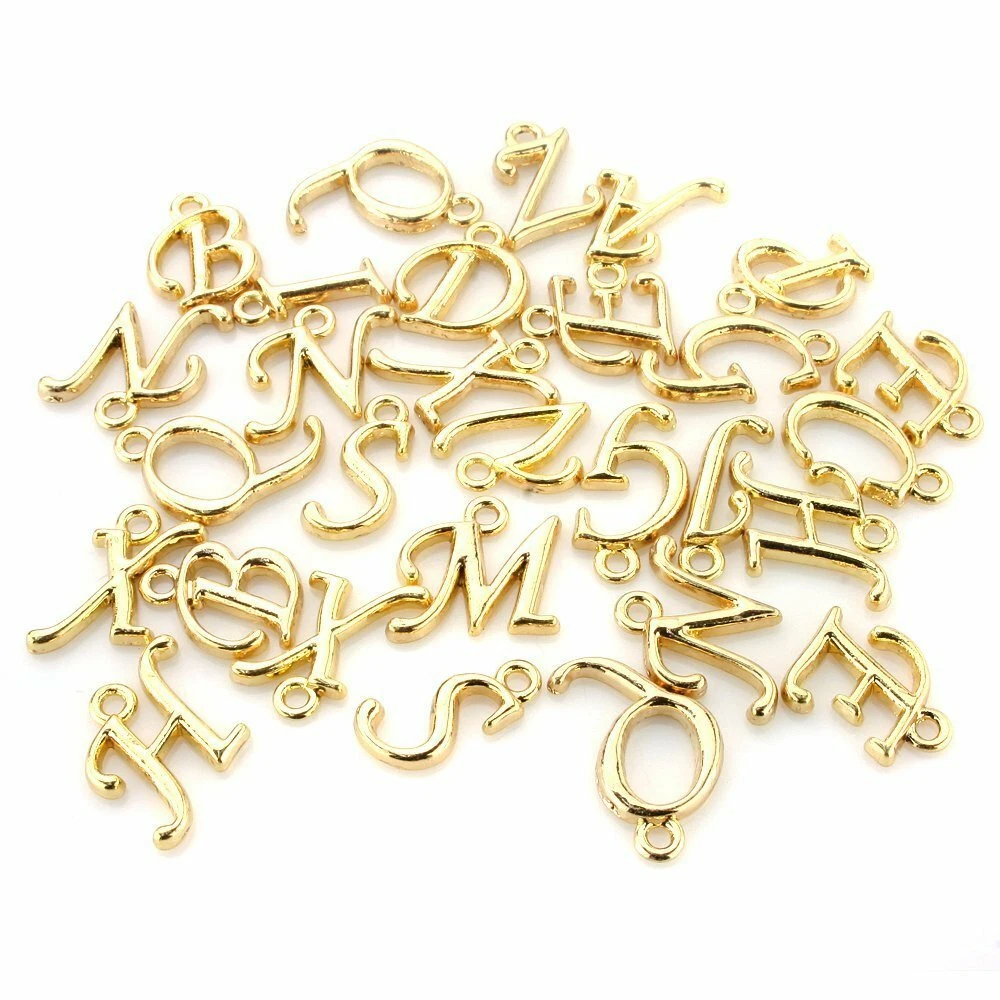 Alphabet jewelry best sale charms