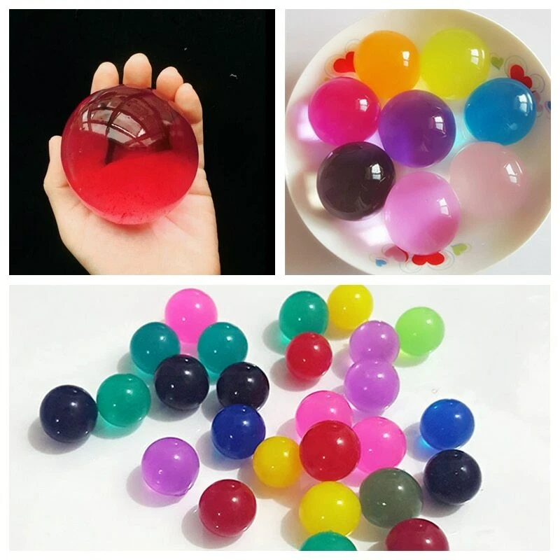 30 /50/100/300/500 ORBEEZ JUMBO SOIL WATER BEADS VASE MAGIC BALLS DECOR  GIFT UK