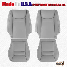 2001 2002 2003 Fits Toyota Highlander Driver Passenger Perf Leather Cover Gray