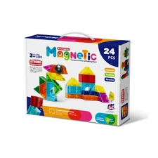 24PCS , Magnet Toys for Kids, Magnetic Building Blocks Cu