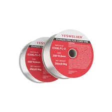 Stainless Steel Flux Cored MIG Wire E308LFC-O .030, 2PK (2LB Each)