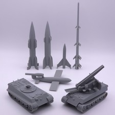Raketenstartrampe auf Tiger 2 Fahrgestell - DE WW2 1946 Modell Bausatz Teil 1/2