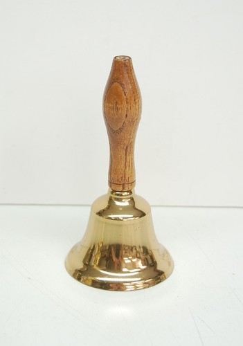 BRASS SINGLE CHURCH COMMUNION HAND BELL - #515