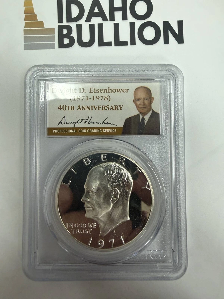 Silver Proof PCGS Certified PR 69 Graded US Dollar Coins for sale
