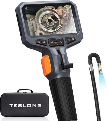 Teslong TD450S Inspektionskamera 2-Wege Gelenk Endoskop Dual Objektiv 1080P