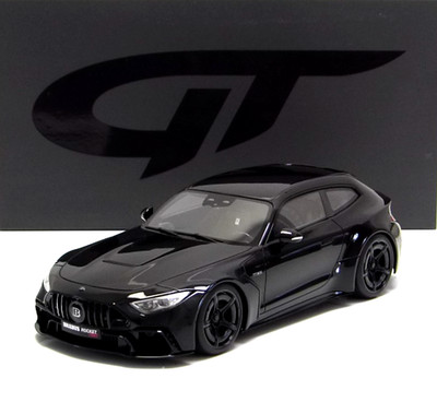 Mercedes by BRABUS ROCKET GTS Bauj. 2024 black / black rims 1:18 GT544 GT SPIRIT