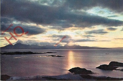 Ansichtskarte; Sonnenuntergang über Skye von Kyle von Lochalsh [J Arthur Dixon]