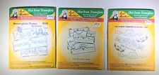 Vintage Aunt Martha's Hot Iron Transfers Lot of 3 3836 3902 3735