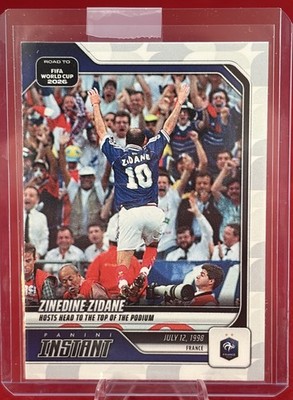 2026 Panini Instant Road To FIFA World Cup Zinedine Zidane 31 /484 2 Goal Finals