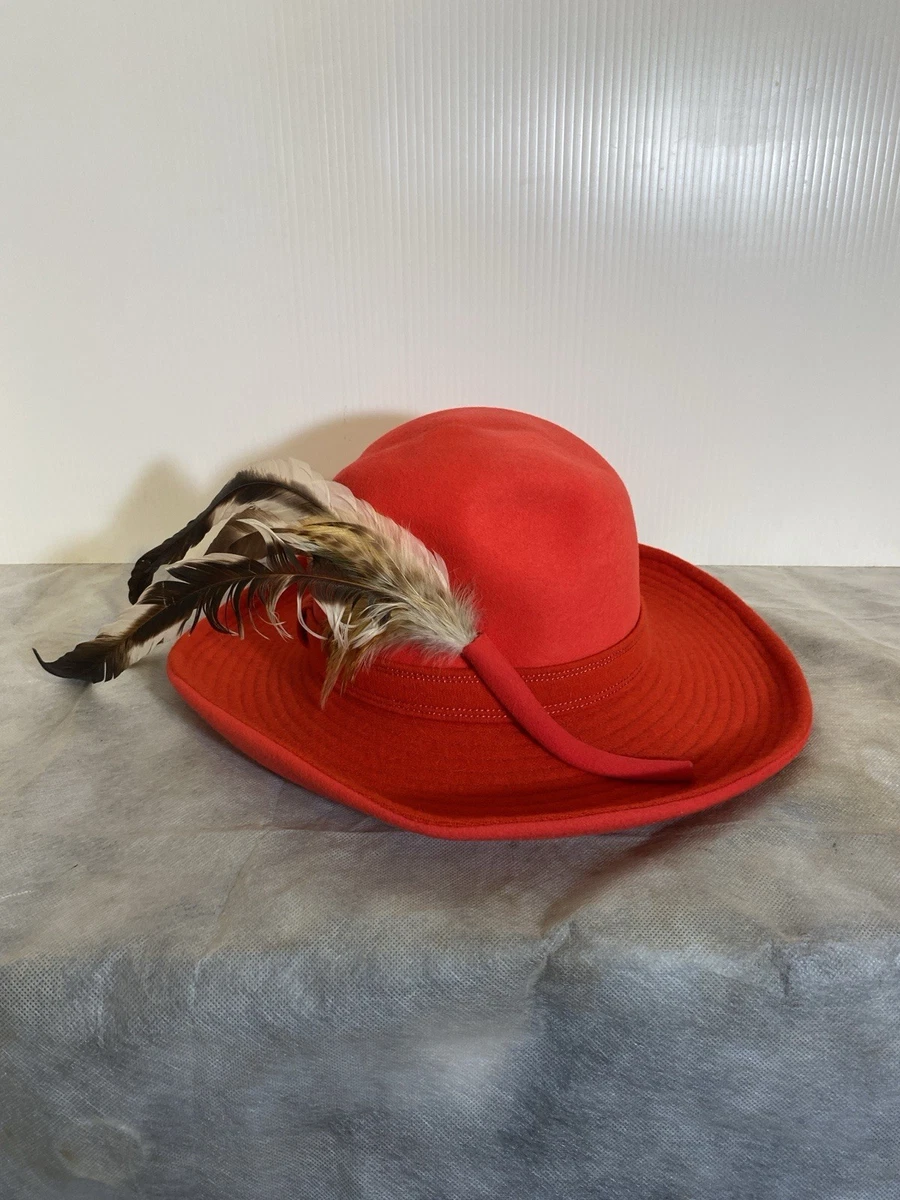 Red 100% Wool 1970s Vintage Hats for Women for sale | eBay