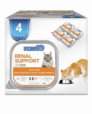 Kidney Care Cat Food - Renal Support Wet Lamb, 3.5 oz, 4 Pack, Vet Formulated