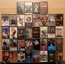 Lot Of 36 Vintage 80s Music Cassettes Classic Rock, Country, More