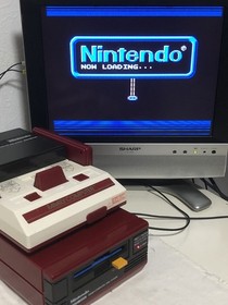 Nintendo AV mod Famicom Disk system Console RAM adapter set Tested H9819011