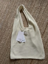 Studio Nicholson + Zara Home Cream Knitted Cotton/ Polyamide Bag 60x47cm BNWT.