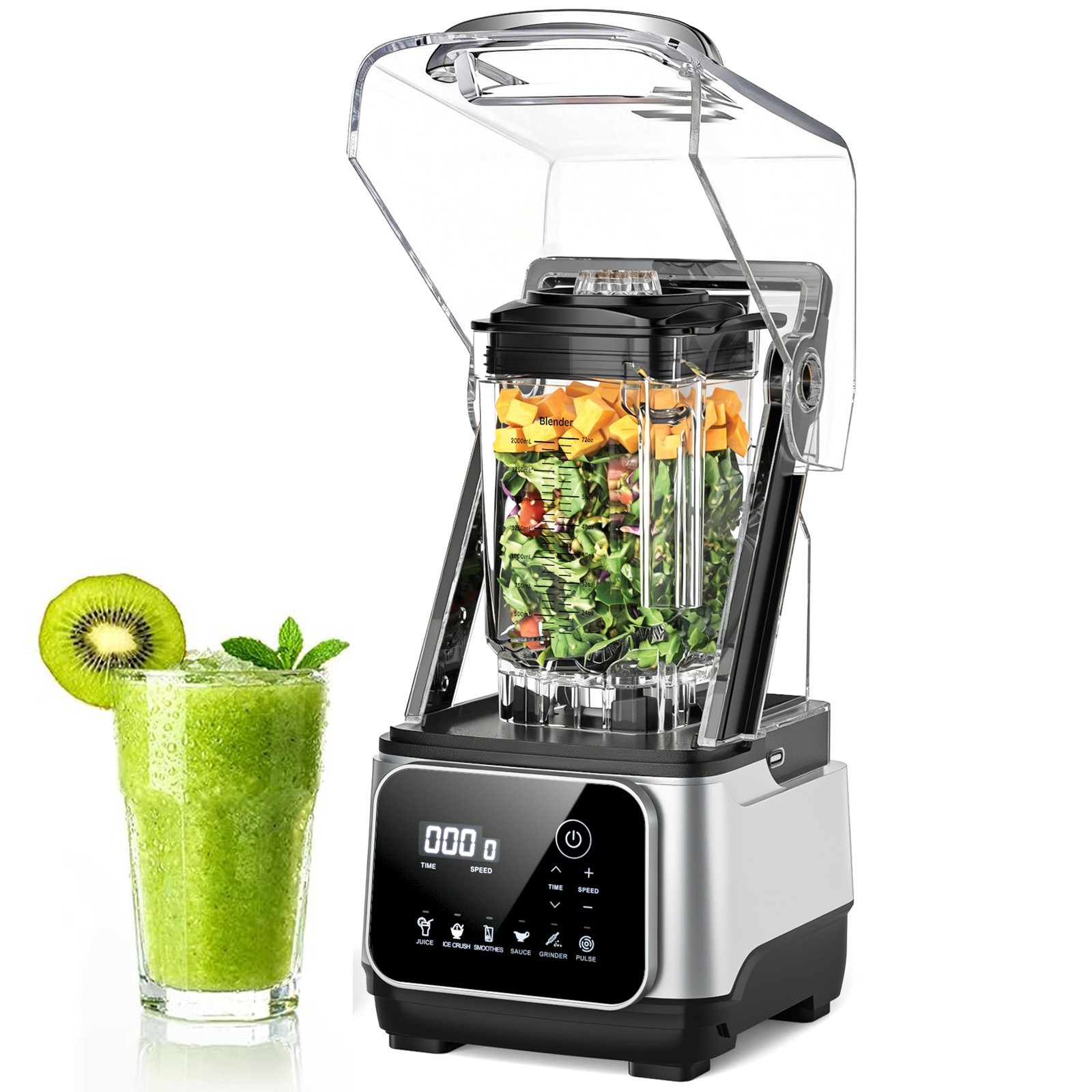 Professional Blender with Quiet Shield Heavy Duty Commercial